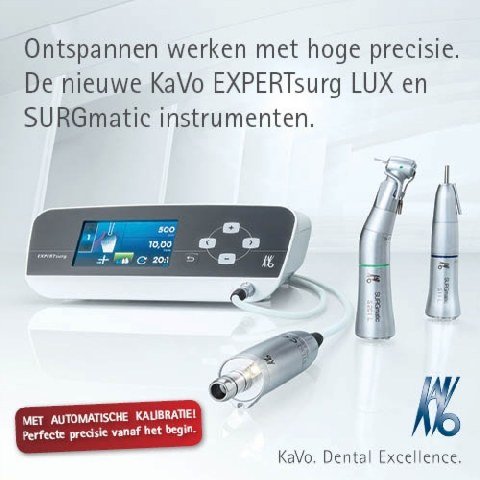 KaVo EXPERTsurg & SURGmatic: vertrouw op precisie en relax