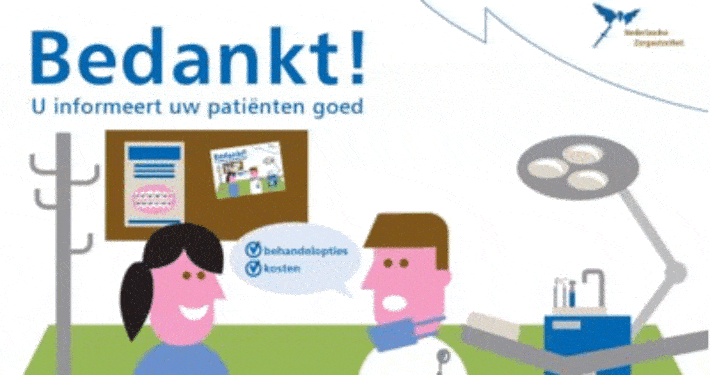 Onderzoek Consumentenbond en NZa leidt tot bedankkaarten