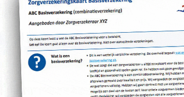 Zorgverzekeringskaart wordt uitgebreid naar aanvullende verzekering