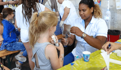 Gepubliceerd artikel mondhygiënisten Voorlichting over mondzorg tijdens kinderfestival werkt