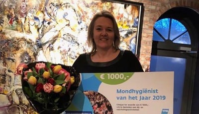 Saskia den Hartog uitgeroepen tot Mondhygiënist van het Jaar 2019