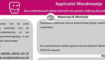 Mondmaatje verbetert mondverzorgingsgedrag