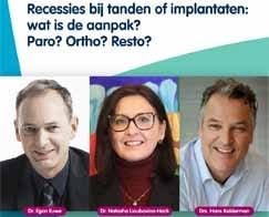 Recessies bij tanden of implantaten: wat is de aanpak? Paro? Ortho? Resto?