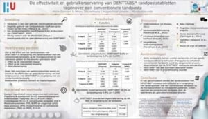 De effectiviteit en gebruikerservaring van DENTTABS® tandpastatabletten tegenover een conventionele tandpasta