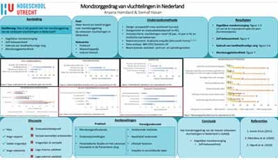 Poster: Mondzorggedrag van vluchtelingen in Nederland