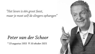 In memoriam Peter van der Schoor, tandarts-implantoloog