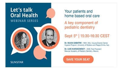 Let's talk Oral Health: Schrijf je in voor het webinar op 5 september