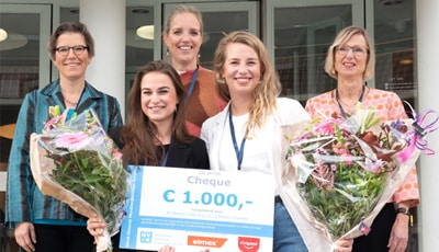 Bonita-Vink-en-Christie-Vroemen-winnen-de-NVvK--Elmex-scriptieprijs