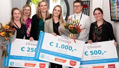 Daphne Spang wint de NVvK-elmex® scriptieprijs