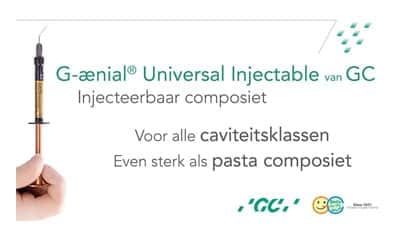 G-ænial® Universal Injectable van GC Injecteerbaar composiet voor alle caviteitsklassen_witrand