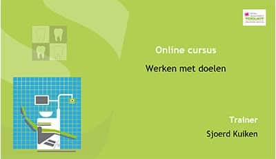 Werken met doelen, online cursus