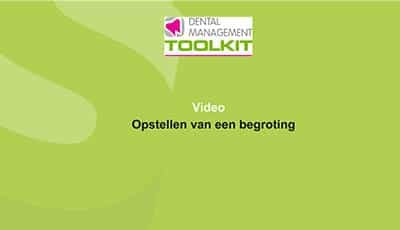 opstellen begroting