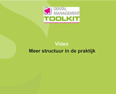 Meer structuur in de praktijk - 400 Meer structuur in de praktijk