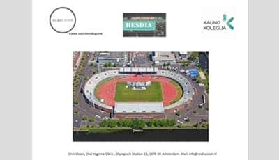Internationale presentatie mondgezondheid en topsport in digitale setting 400