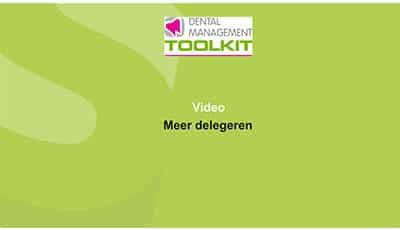 Meer delegeren